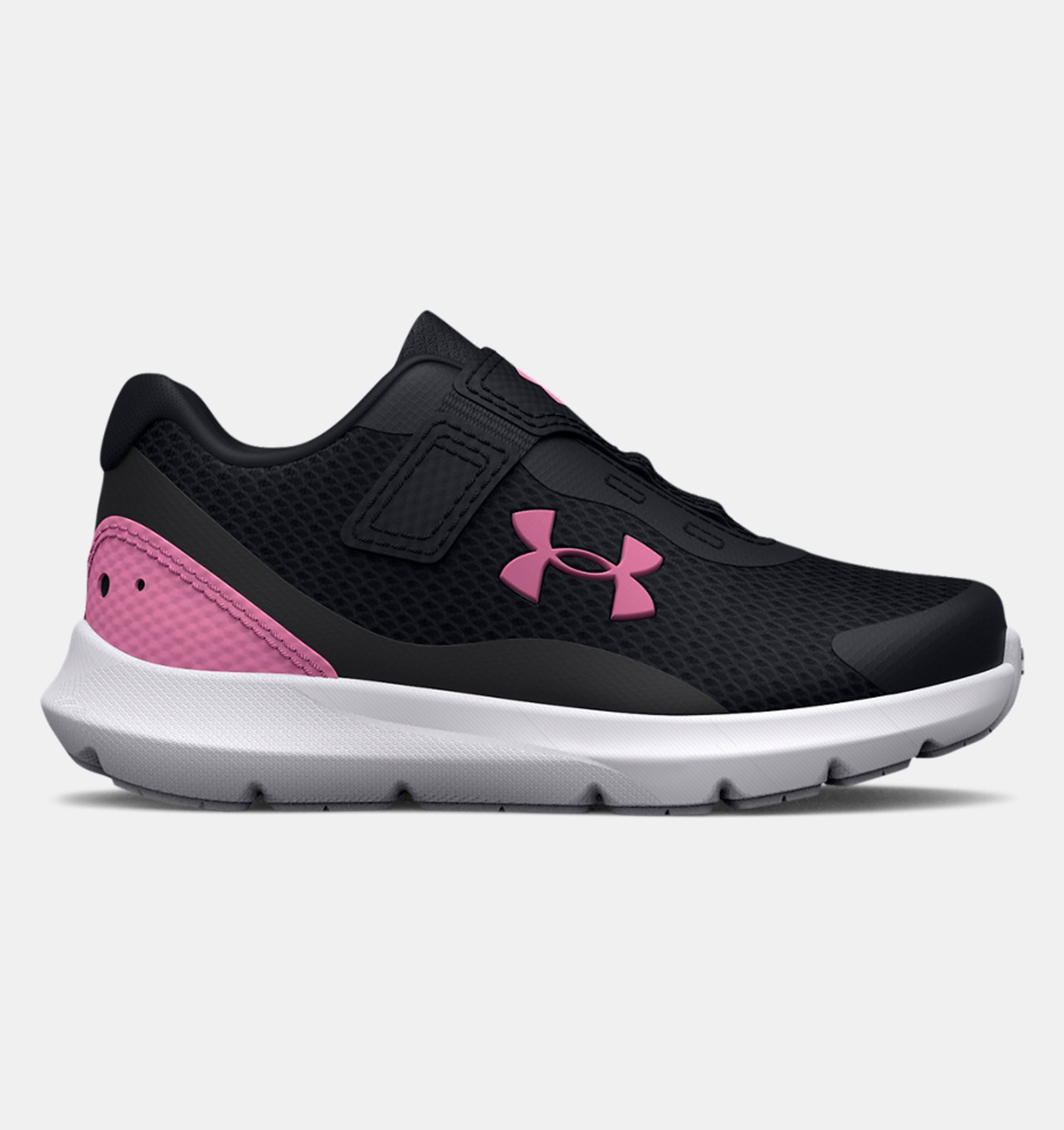 Girls' Infant UA Surge 3 AC Running Shoes, Black, pdpZoomDesktop image number 0